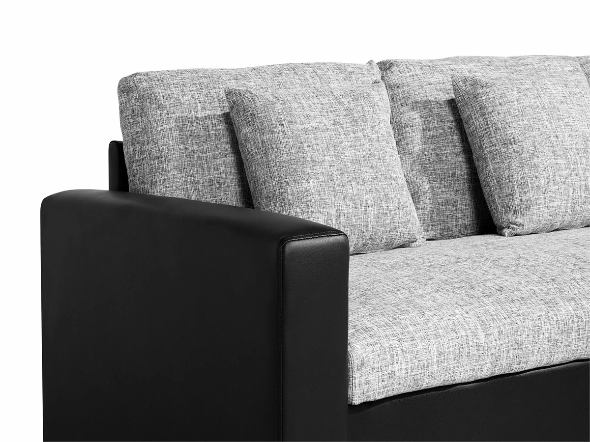 Sofá Cama Esquinero De Poliéster Gris Oscuro/beige Izquierdo TAMPERE 10 Sofá Cama Esquinero De Poliéster Gris Oscuro/beige Izquierdo TAMPERE - Imagen 10