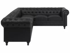 Sofá Esquinero En Piel Sintética Negro Izquierdo CHESTERFIELD -Conforama Tienda de ventas 71e8f66a8227f8701605971f8146696e40837425 882e70bbdd254c559ca0fc1ea60f204e