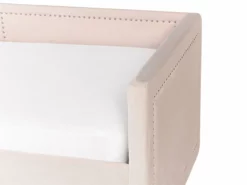 Cama Con Somier De Pana Beige/rosa Salmón 90 X 200 Cm MIMIZAN -Conforama Tienda de ventas 73bd08736aa6d2800b7d80e6a282f99968e41624 da8e6c971976479d9c5945e605874cc7