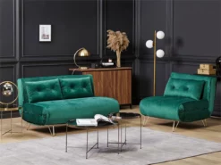 Sofá Cama 2 Plazas De Terciopelo Verde Oscuro VESTFOLD -Conforama Tienda de ventas 74aaf2c3c89583913e48e69e2dfa5a29e5829042 a60fb86706674c80b8de05f4cf703304