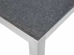 Mesa De Comedor De Metal/granito Gris Grafito/plateado 180 X 90 Cm GROSSETO -Conforama Tienda de ventas 763722cd7c938384f1f6ab27599404d21381b85b 5b01d537b6324e9eb4b0d784faafa06e
