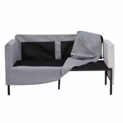 HOMCOM Sofá De 2 Plazas Tapizado En Lino Sintético Sillón Biplaza De Salón Con Cojines Acolchados Desenfundables Reposabrazos Y Patas De Acero 130x67x76,5 Cm Gris -Conforama Tienda de ventas 76d645e43e25f79840107dc0a27d2886c44de9a2 6d4577aecd9141979e6e476f3b15e797