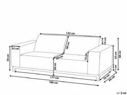 Sofá 3 Plazas De Poliéster Gris/negro ROVIGO -Conforama Tienda de ventas 76dbdf801f2648e741247de944fe4c272f5ab22b 146762b0fa794eaa9f0b88c4170e22ba