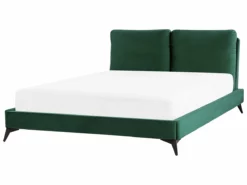 Cama Con Somier De Terciopelo Verde Esmeralda/negro 160 X 200 Cm MELLE -Conforama Tienda de ventas 7730f0441fae1ecc5ac5a267390a168dbaa56616 64453e800a834dbda81c5b7900a68730