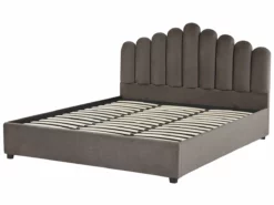 Cama Con Almacenaje De Terciopelo Gris Pardo 180 X 200 Cm VINCENNES -Conforama Tienda de ventas 7758bb7dba89785b3417117ec01d6e35c2d485f8 d6dcb43af2584c989a0f164c72289119