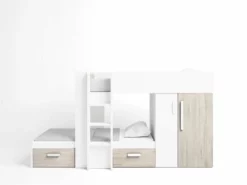 Cama Tren 90X190 Con Escalera LUPY 8K -Conforama Tienda de ventas 779803c6017e8625b83003c61094ce09c2b6d845 769313 90x190cm blanco mate sahara