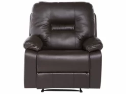 Sillón Reclinable De Piel Sintética Marrón Oscuro BERGEN -Conforama Tienda de ventas 77d68a1f9fdc3c3fd42cf6094e54c065b337c4b8 fd12bb4bb36a4174b360b4f78ffc5c12