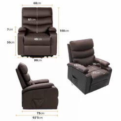 Sillón Relax Masaje Acolchado Reclinable Calor Lumbar Marrón Gridinlux -Conforama Tienda de ventas 78916fc4c472a8b8ed71f7d86f49aa72da1ceef3 6c5d859f88c04f15ada88aadb0b4473c