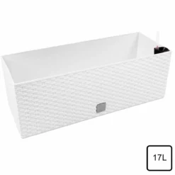 Prosperplast Jardinera Rectangular 17 Litros Con Autorriego Color Blanco 52x20x19cm -Conforama Tienda de ventas 79eb19de47bd2451ef20010726e9ac83a31b9f6a 73a05f7f1e2c409dbaec25b9e6775993
