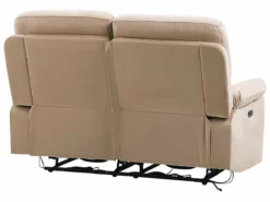 Sofá 2 Plazas LED Reclinable De Terciopelo Beige Arena BERGEN -Conforama Tienda de ventas 7a130b758470f68e9332a3589699873c6f2f04b7 5e83cd6f84894e7a9375347e4da79185