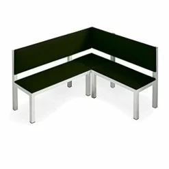 Rinconera Acabado Metal/Polipiel 145 X 125 X 88 - Negro