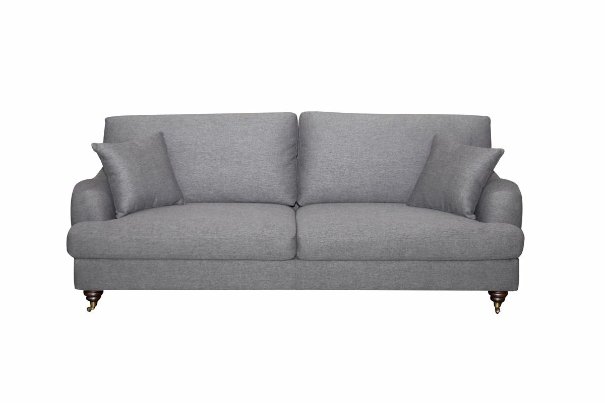 Sofá Tela 3 Plazas CHARM Color Gris 1 Sofá Tela 3 Plazas CHARM Color Gris