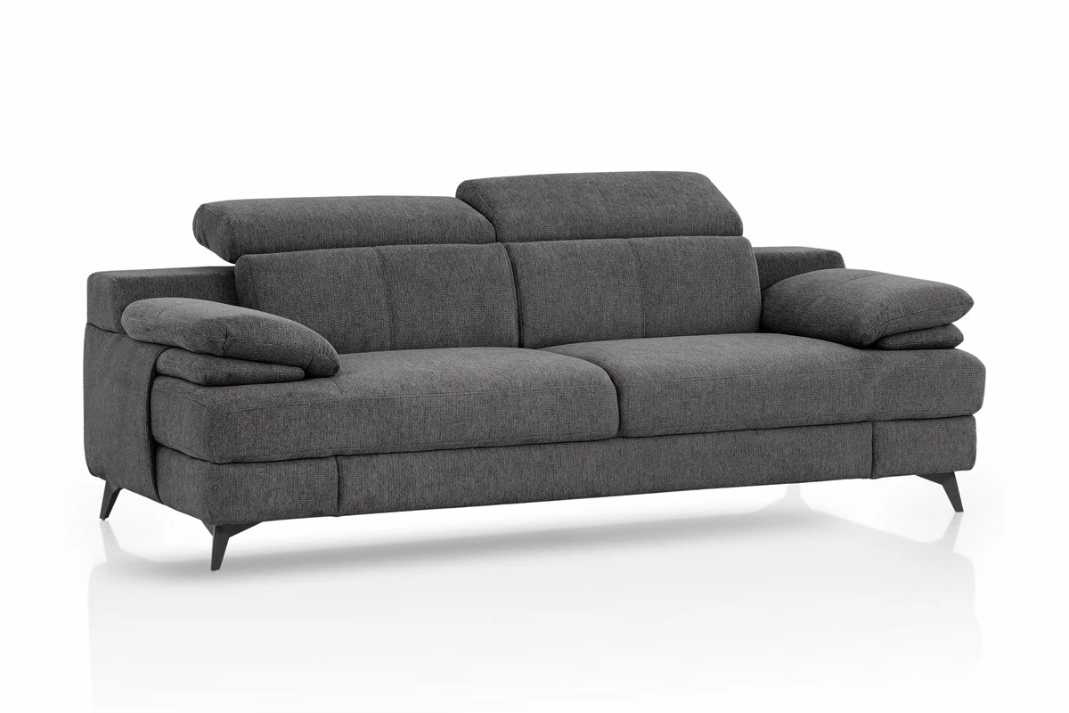 Sofá 3 Plazas TITUS Color Antracita 2 Sofá 3 Plazas TITUS Color Antracita - Imagen 2