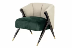 Butaca Madera/velvet Kirkenes 68x78x75 Cm