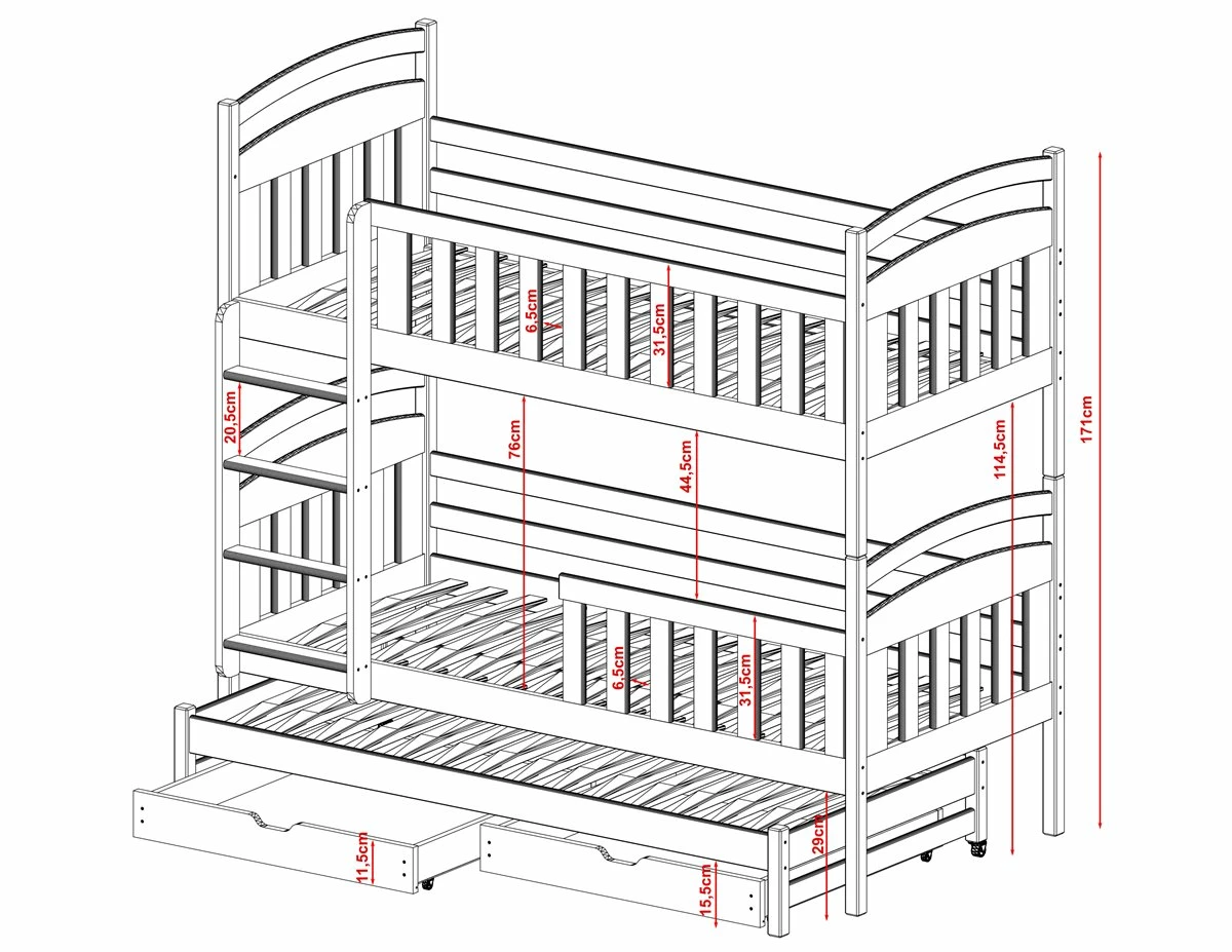 Litera Viki 80x180 Beige 3 Litera Viki 80x180 Beige - Imagen 3