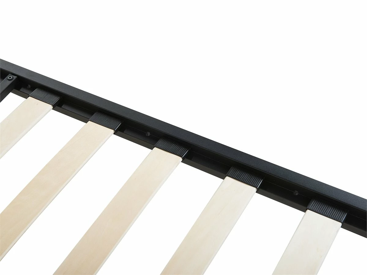 Cama Con Somier De Metal Negro 140 X 200 Cm DINARD 5 Cama Con Somier De Metal Negro 140 X 200 Cm DINARD - Imagen 5