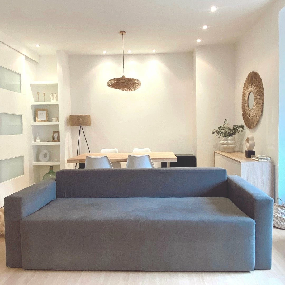 Skraut Home - Sofa Cama CLOUD, Gris Claro, Convertible En Cama, Arcón. Máximo Relax Y Confort - Con Sistema De Apertura Por Arrastre 225x92x92cm 7 Skraut Home - Sofa Cama CLOUD, Gris Claro, Convertible En Cama, Arcón. Máximo Relax Y Confort - Con Sistema De Apertura Por Arrastre 225x92x92cm - Imagen 7