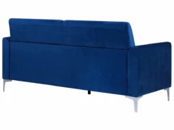 Conjunto De Sala De Estar 5 Plazas De Terciopelo Azul Oscuro FENES -Conforama Tienda de ventas 805de65756bbb5dd1067d5474a1349bba35c3f22 f8cabe7f86a64c4d988fb8091a16eb6a