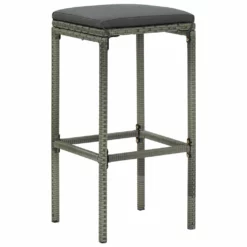 Set Muebles Bar Jardín 5 Piezas Y Cojines Ratán Sintético Gris VidaXL -Conforama Tienda de ventas 80c6d5ef04ea6d70f56c5b86be847e72585cd1c6 1c7a9d24b035466699b9fecb916ee4c2