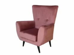 Sillón Fijo ROBER Color Rosa Y Patas De Metal Color Gris 5 Sillón Fijo ROBER Color Rosa Y Patas De Metal Color Gris -Conforama Tienda de ventas 8115254d7d0cd22315b088ec1f9ba98e6f4bfd42 111198 03