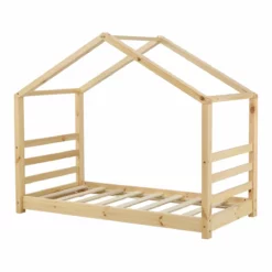 Cama Para Niños De Pino Vardø 80 X 160 Cm - Forma De Casa - Color Pino Natural [en.casa] -Conforama Tienda de ventas 8127e305bdbd77cd37bd51e949f796321ffbb017 c10287baed16490da93dfe07cd95be8a