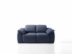 Sofá 2 Plazas AXEL En Tela, Color Azul