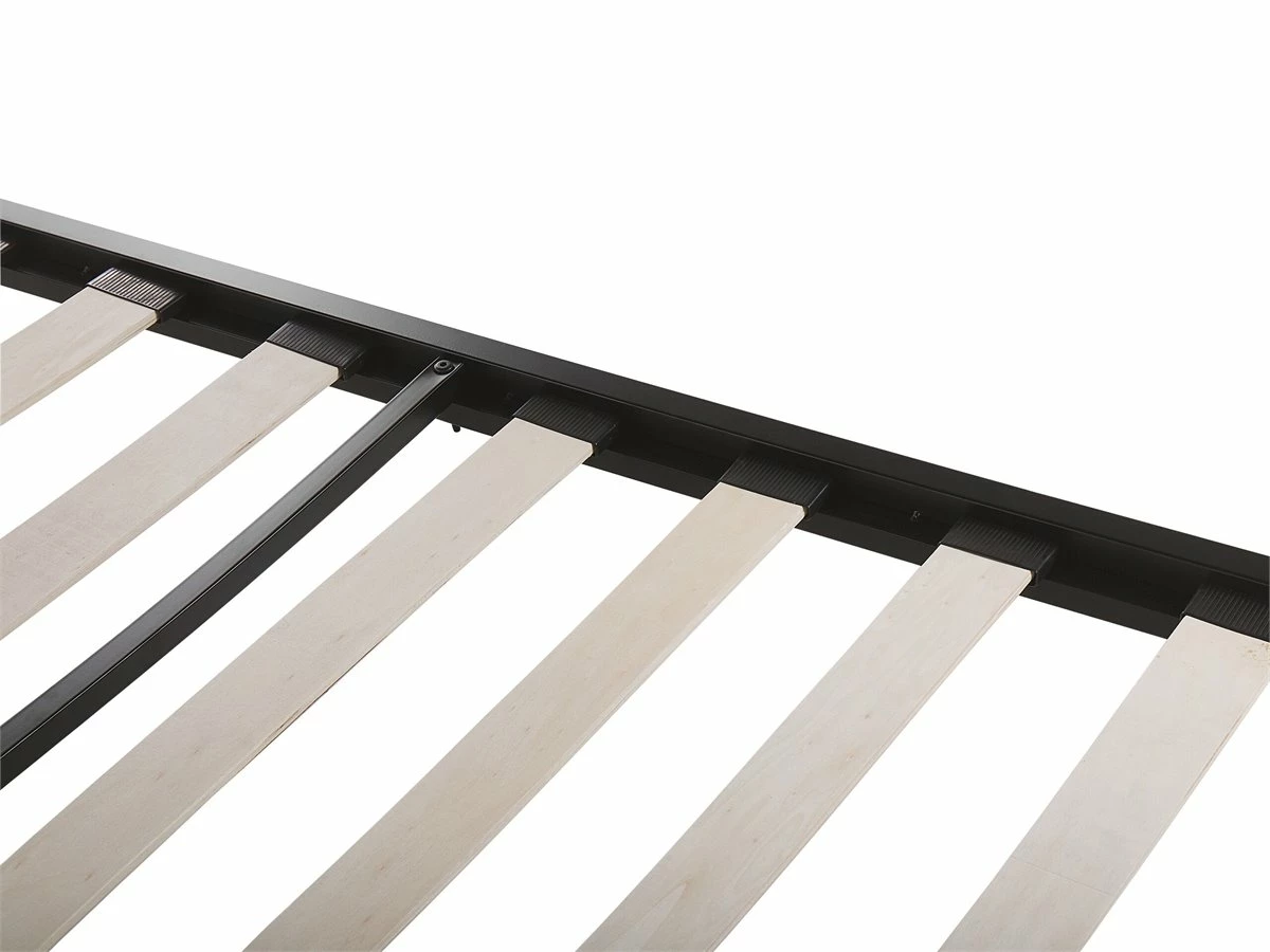 Cama Con Somier De Metal Negro 140 X 200 Cm LYNX 7 Cama Con Somier De Metal Negro 140 X 200 Cm LYNX - Imagen 7