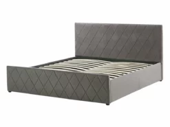 Cama Con Somier De Terciopelo Gris 140 X 200 Cm ROCHEFORT -Conforama Tienda de ventas 82ff8f7118de0268dff5f9f2b58dcc5378136ad9 612219e9c3864c3fa063ab7554d72f0f