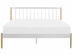 Cama Con Somier De Metal Blanco/madera Clara 180 X 200 Cm MAURS 12 Cama Con Somier De Metal Blanco/madera Clara 180 X 200 Cm MAURS -Conforama Tienda de ventas 834c5c1c06eeb089722609796c67a1993b289443 a700aea396664220bd9f40dbbb4674c3
