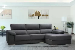 Chaise Longue Derecha NOEMI Color Antracita -Conforama Tienda de ventas 8631246c6ce5671e17ee4b36367a8a38ef280d5f 398052 ambiente