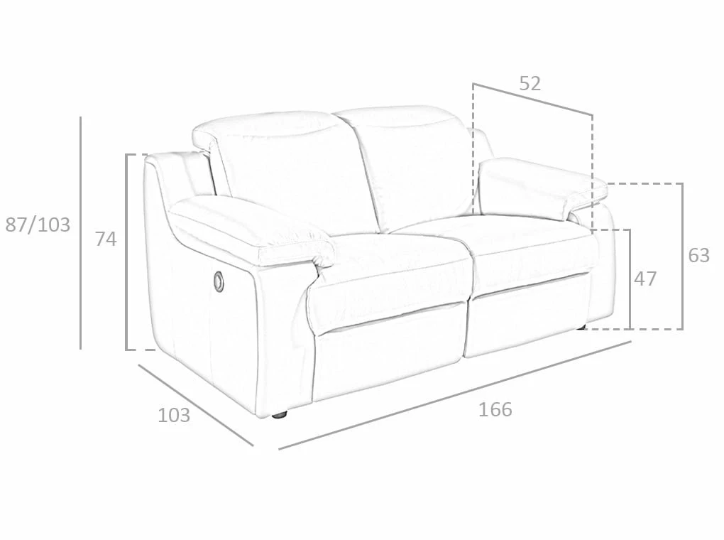 ANGEL CERDA Sofá 2 Plazas Piel Vacuno Gris Taupé 7 ANGEL CERDA Sofá 2 Plazas Piel Vacuno Gris Taupé - Imagen 7