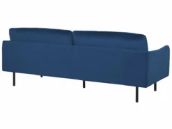 Conjunto De Sala De Estar 4 Plazas De Terciopelo Azul Oscuro VINTERBRO -Conforama Tienda de ventas 87d8e70b81db1ea69c9f15a732b5997fc6562f6e a21cbf277ffd41cbbf4650c0605307d7