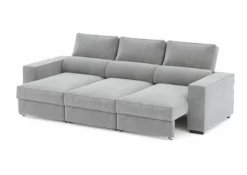 Sofá 3 Plazas Convertible En Cama ZECA Gris Claro -Conforama Tienda de ventas 883dda81e3c6f8e4728f066b85af49098d49278d CESAR SO3 G3810