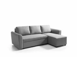 Chaise Longue De 3 Plazas KAYS, Gris Claro
