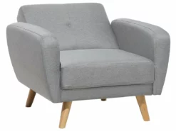 Sillón De Poliéster Gris Claro FLORLI -Conforama Tienda de ventas 8e269c6b81b8357ee538ef21635a47bc9f453db8 82584c32fb6d437fa1caf3a8f71dd8c5