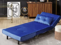 Sofá Cama De Terciopelo Azul Marino/dorado VESTFOLD -Conforama Tienda de ventas 8e29a720d7e599feb22e005a83ba9f848b323acc a220dc210f104287a00111b29d8a5bb1