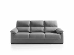 Sofá 3 Plazas ZOE 3 Asientos Color Gris Claro