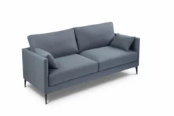 Sofa De 3 Plazas NERO En Tela Con Patas Metalicas Azul -Conforama Tienda de ventas 8f0e3775a8a4b4598368f1f411e171308f7b9e45 111180 04