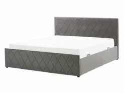Cama Con Somier De Terciopelo Gris 140 X 200 Cm ROCHEFORT -Conforama Tienda de ventas 8f1858fcae6e4dbef46ca2d6f1886084936432f2 5ede21ed7ac54de0a52ec6f92a71b1a6