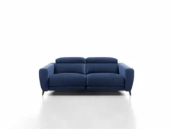 Sofá Relax 3 Plazas Motorizado DRAX Color Azul