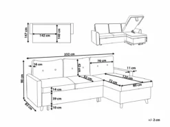 Sofá Cama Esquinero Gris Claro Con Almacenaje Izquierdo FLAKK -Conforama Tienda de ventas 8f53551e6440982eb2917abdefc561f8b3a644a7 1b2caa18c9c54406b7b60716580a9f33