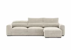 Chaise Longue LANDON Convertible En Cama Beige