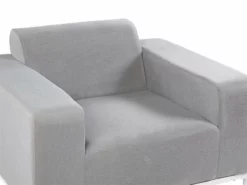 Conjunto De 2 Sillones De Poliéster Gris Claro/blanco ROVIGO -Conforama Tienda de ventas 925e497351218280415bf823239e2f17d7269a8b c21bd701cbb94381b82356bafea3b537