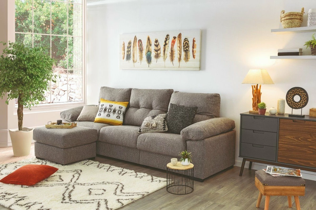 Chaise Longue MIA Color Gris Claro 6 Chaise Longue MIA Color Gris Claro - Imagen 6