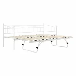Cama Con Cama Supletoria Skutskär Con 4 Ruedas Metal90 X 200 Cm / Cama - Blanco Mate [en.casa] -Conforama Tienda de ventas 95cc3d6281d8446aa483450b913017ecfc24fbd3 510b782dca614e6c895fcad80e9c3082