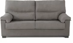 Sofá De Tela 3 Plazas ZIP Color Antracita