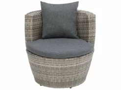 Conjunto De Jardín En Ratán Gris CAPRI -Conforama Tienda de ventas 96eef6f0ee6288c6c1a63b87e1f309534ce1400d 1c3e490293f44777968625e287acb6f2