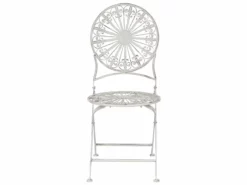 Conjunto De 2 Sillas De Balcón De Metal Blanco Crema SCAFA -Conforama Tienda de ventas 989d62675911f141ee6dbb87680baf2c98eab46b 24a0df0c369e41c480779ca943d22ad8