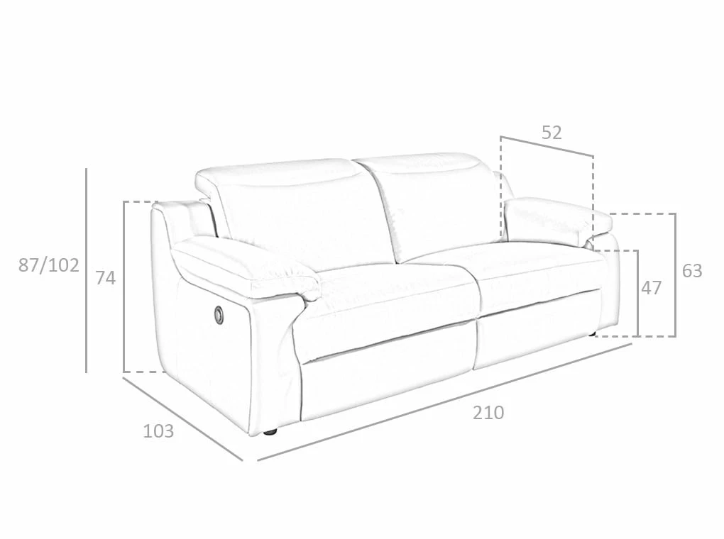 ANGEL CERDA Sofá 3 Plazas Piel Vacuno Gris Taupé 7 ANGEL CERDA Sofá 3 Plazas Piel Vacuno Gris Taupé - Imagen 7