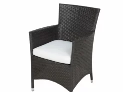 Conjunto De 2 Sillas De Jardín De Ratán Marrón Oscuro/blanco Crema ITALY -Conforama Tienda de ventas 9932bab748855f611869ae5a3a2f48bee8676181 bd42927296134e3793eff61538fbcab3